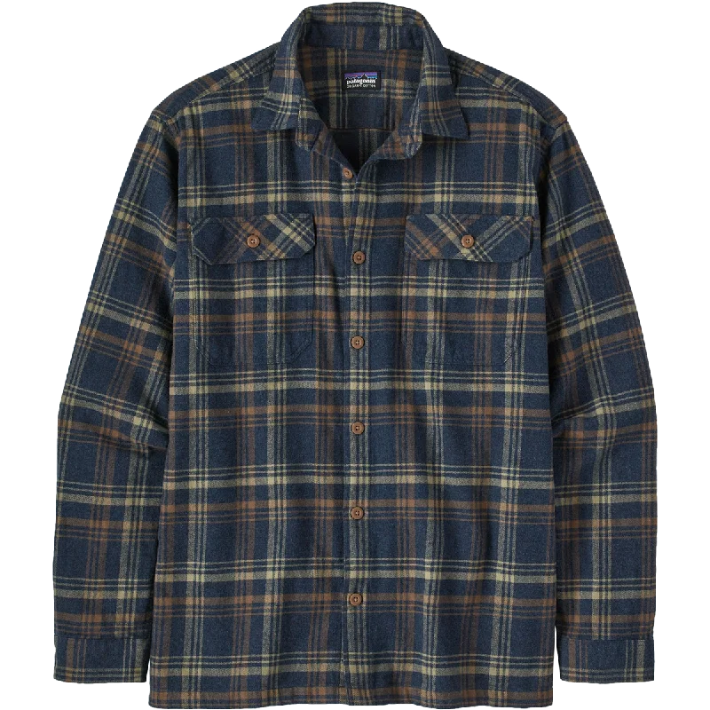 Men's Long Sleeve Organic Cotton Fjord Flannel