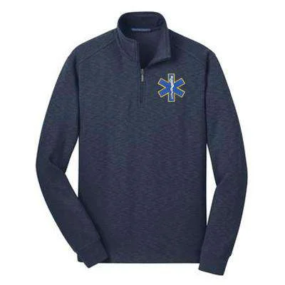 Slub Fleece 1/4-Zip Pullover