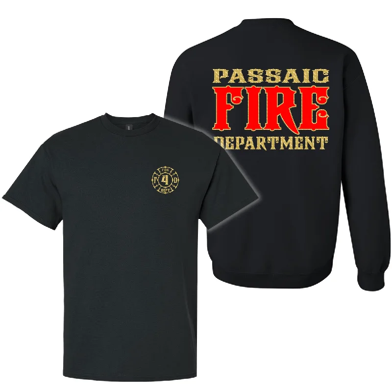 Traditional Fire Department Design Crewneck Package Deal