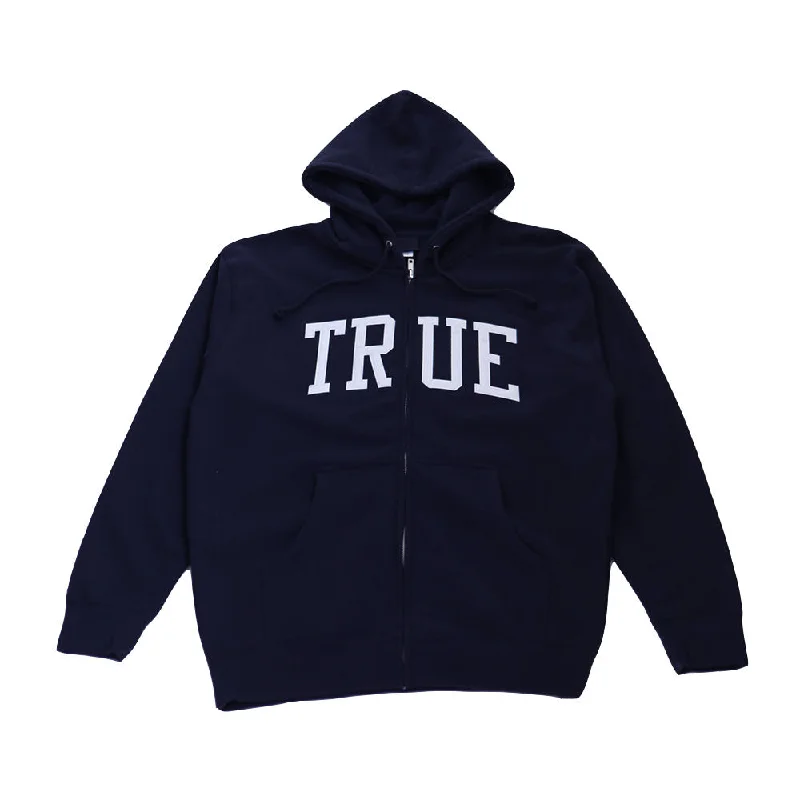 Men's True Arched Zip Hoodie Navy