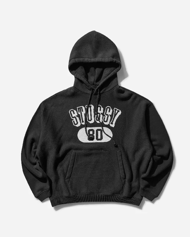 Men's 80 Relaxed Hoodie Washed Black