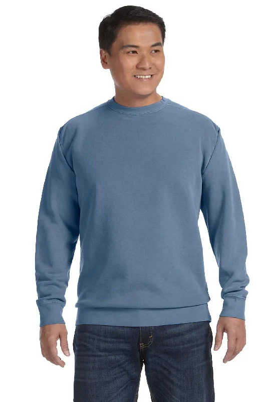 Comfort Colors Mens Crewneck Sweatshirt - Blue Jean