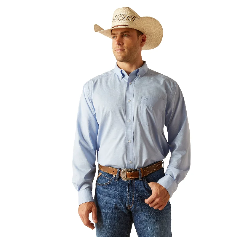 Ariat 360 Airflow Light Blue Classic Fit Shirt