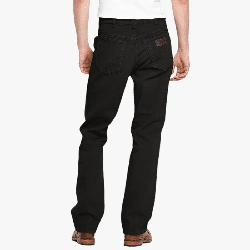 Wrangler Mens Texas Rigid Jeans Black