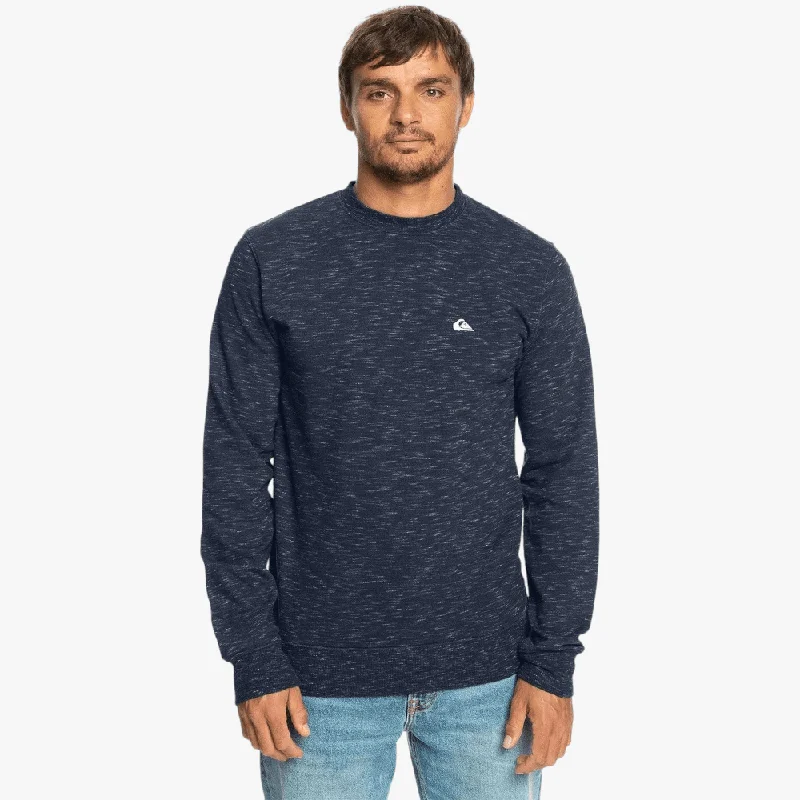 Quiksilver Mens Bayrise Crew Sweater Navy Melange