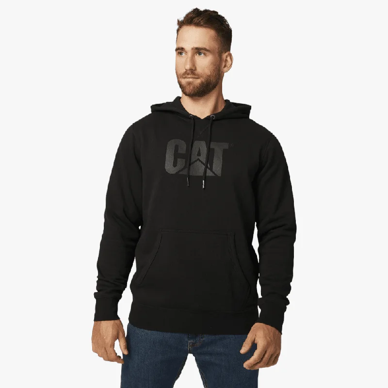 Caterpillar  Mens Foundation Po Hooded Sweater Pitch Black