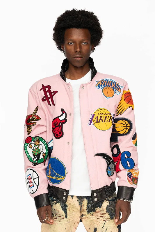 NBA  COLLAGE WOOL PINK