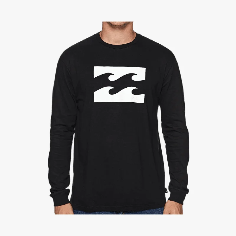 Billanong Mens Team Wave Crew Sweater Black