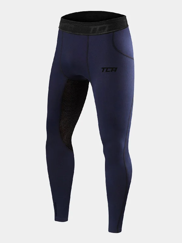 SuperThermal Compression Base Layer Tights For Boys With Brushed Inner Fabric & Side Pocket