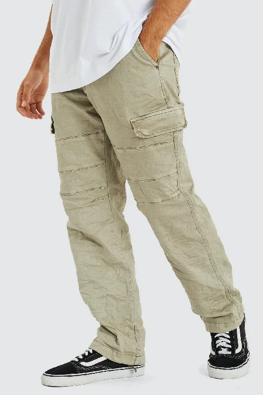 KISS CHACEY Mens Michigan Side Pocket Cargo Pant - Sage Green