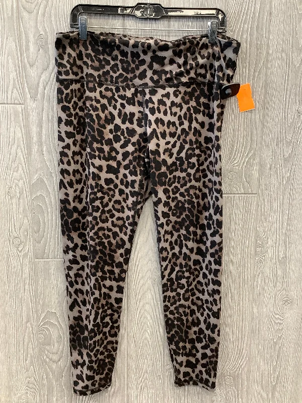 Pants Leggings By Clothes Mentor In Animal Print, Size: 2x