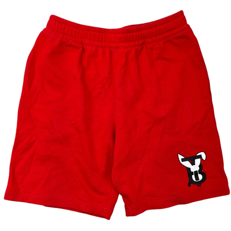 Men's Logo Shorts Red Size L