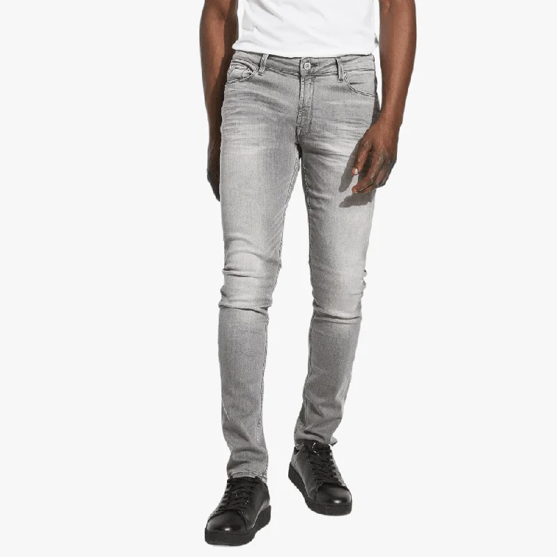 Guess Mens Harley Super Skinny Jeans Grey Wash