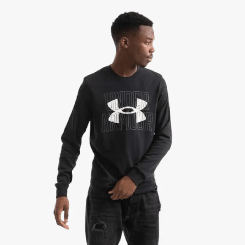 Under Armour Mens Rival Terry Logo Sweater 001 Black