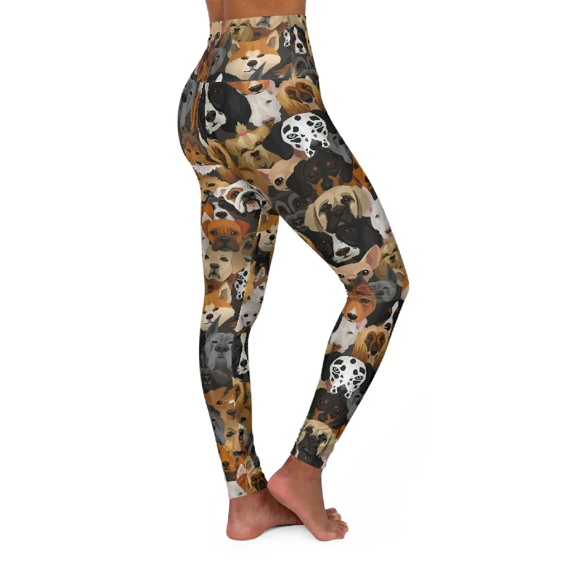 SHE REBEL - Doggy Lover Yoga Leggings