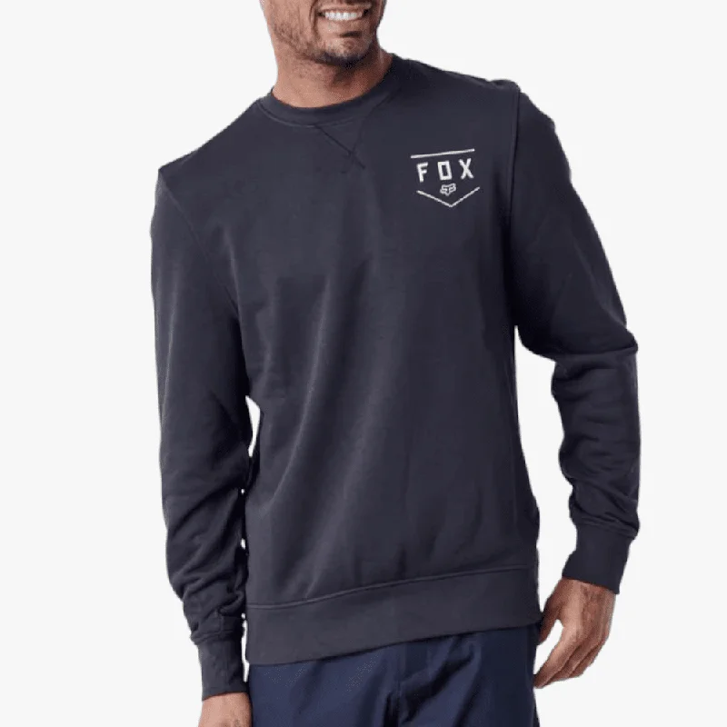 Fox Mens Shield Basic Crew Sweater Black