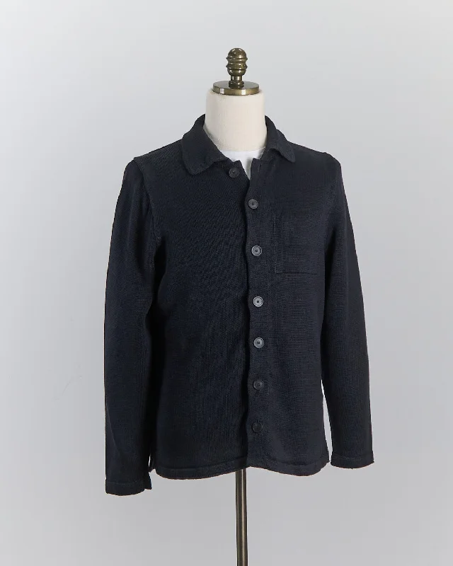 Signature 100% Washed Linen Black Shirt Jacket