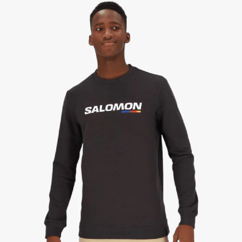 Salomon Mens Race Crew Fleece Sweater Phantom