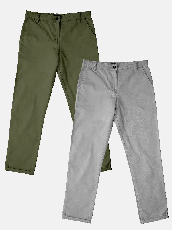 Military Green & Grey