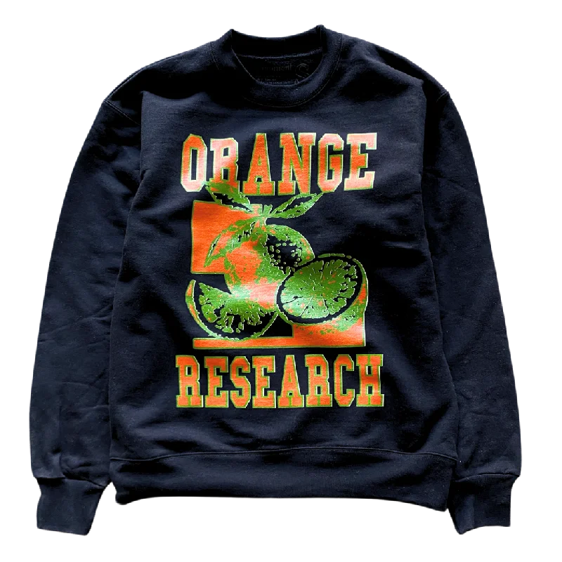 Orange Research Crewneck