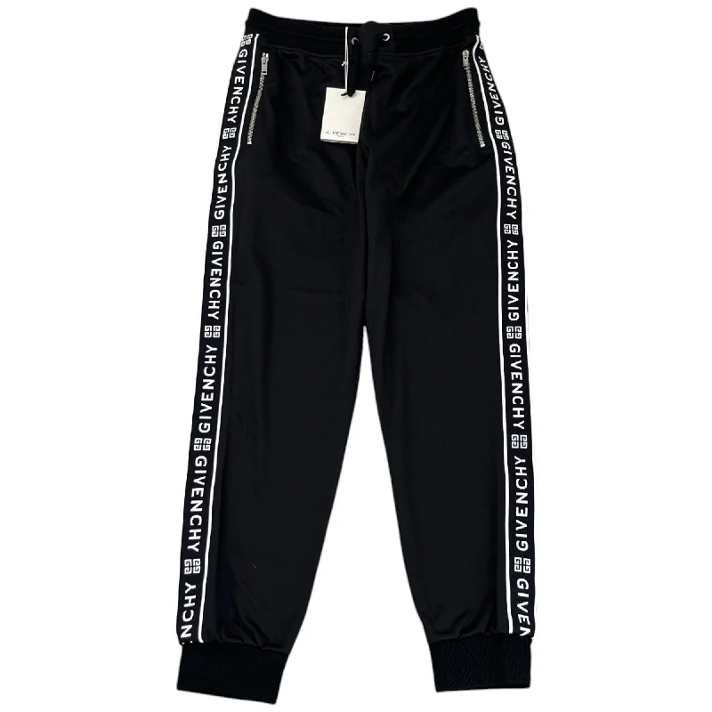 Men's Tape Logo Joggers Black Size M