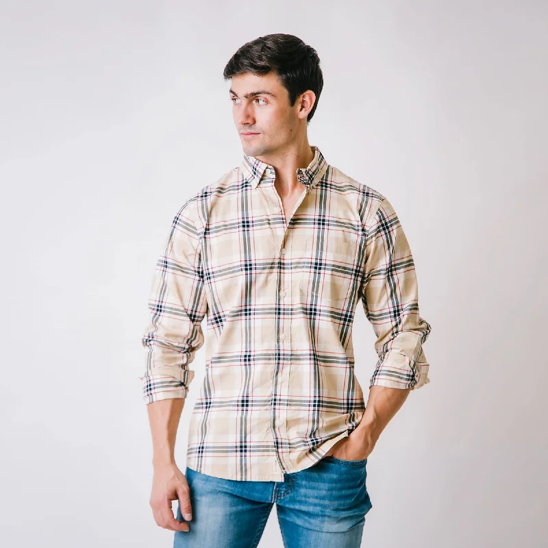 Stretch Poplin Button Down Shirt