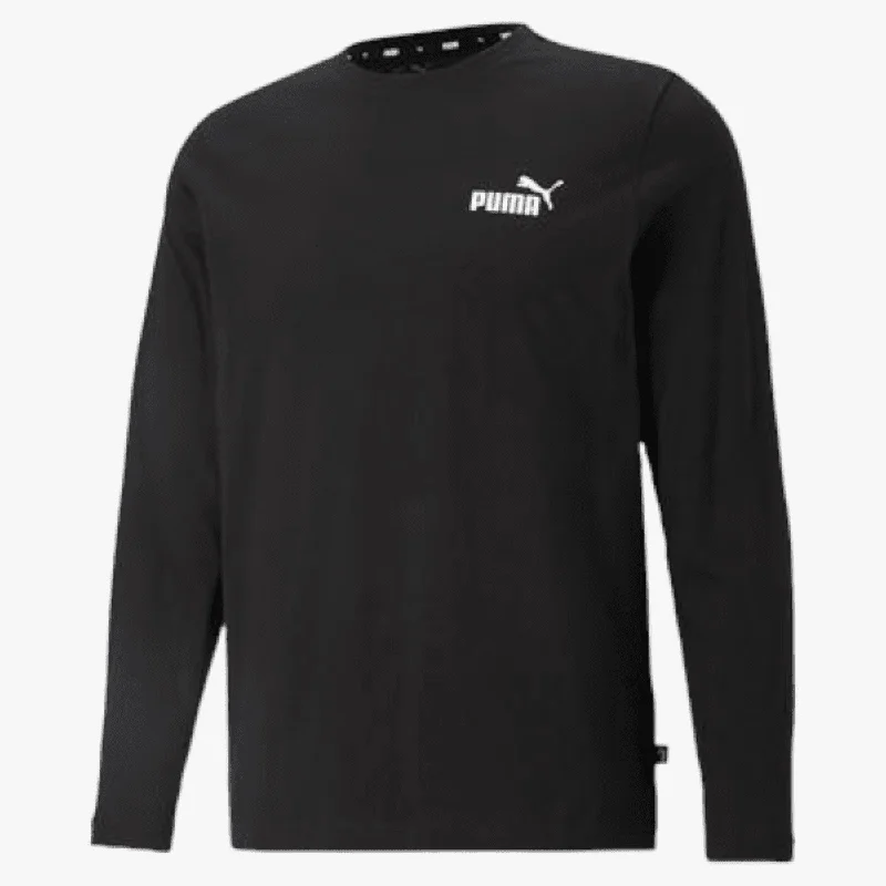 Puma Ess Small Logo Long Sleeve Sweater Black