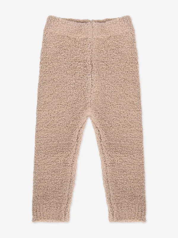 7AM Enfant Baby Fuzzy Leggings in Beige