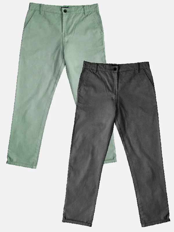 Lt Green & Dk Grey