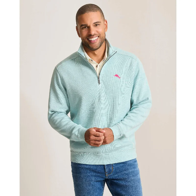 Tommy Bahama Men's Tobago Bay Half Zip Sweater - Sterling Blue