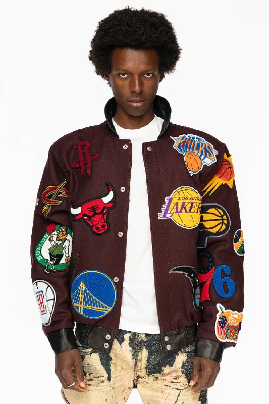 NBA MULTI-TEAM PATCH WOOL COFFEE