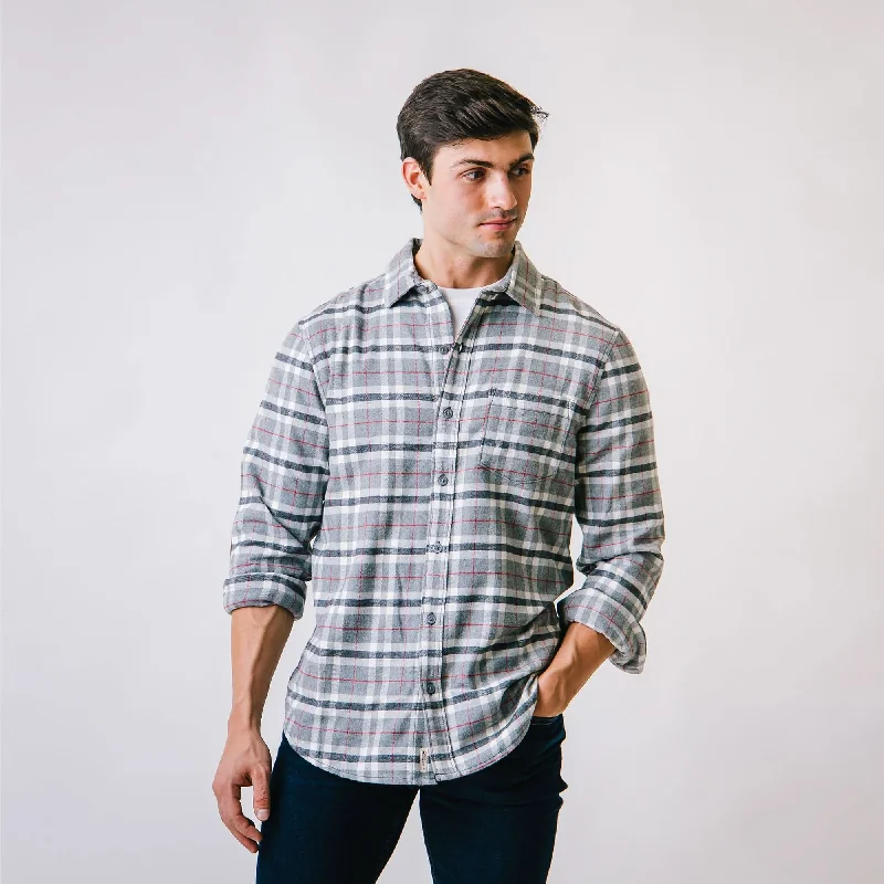 Flannel Shirt with Elbow Patches