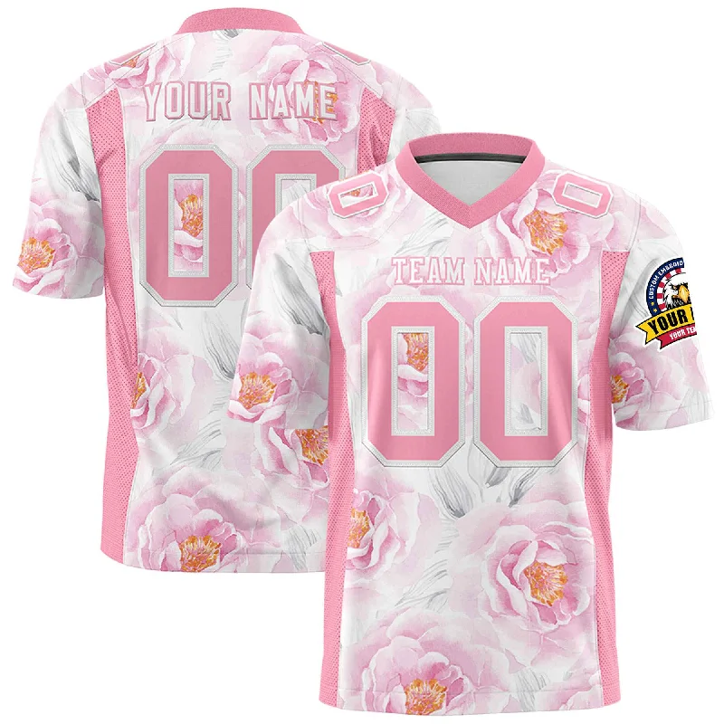 Custom Personalized Printed Graffiti Pattern Design Authentic Football Jersey