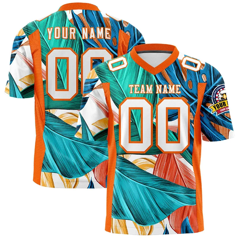 Custom Personalized Printed Graffiti Pattern Design Authentic Football Jersey