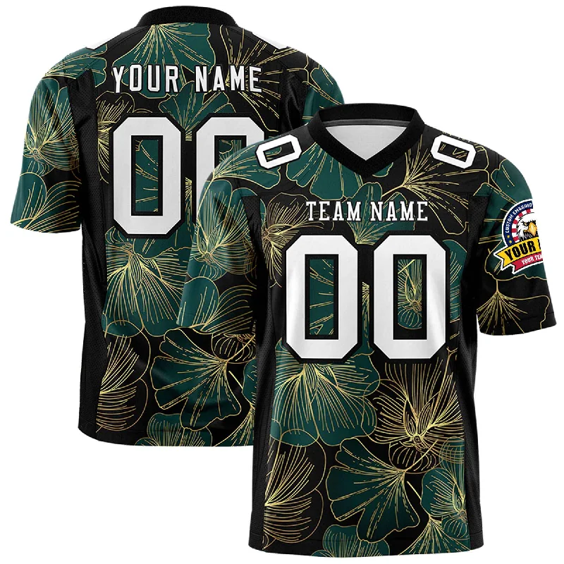 Custom Personalized Printed Graffiti Pattern Design Authentic Football Jersey