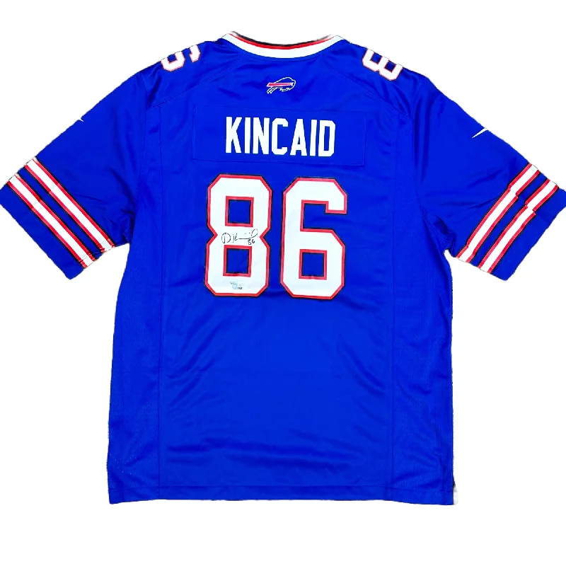 Dalton Kincaid Signed Buffalo Bills Blue Nike Game Player Jersey