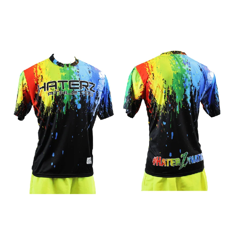 HaterZ Paint Splatter Short Sleeve Jersey: FDSS