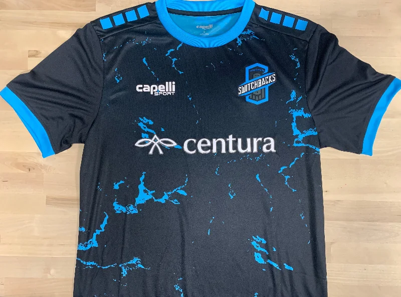 Jersey Black/Cyan Splatter 2023