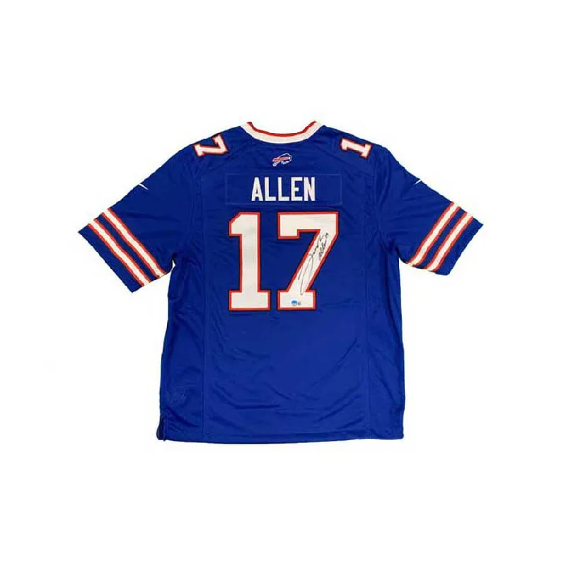 Josh Allen Signed Buffalo Bills Nike Authentic Blue Jersey