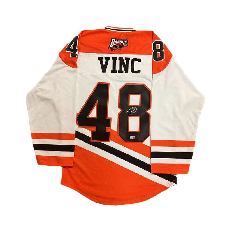 Matt Vinc Signed Buffalo Bandits White ProJoy Jersey