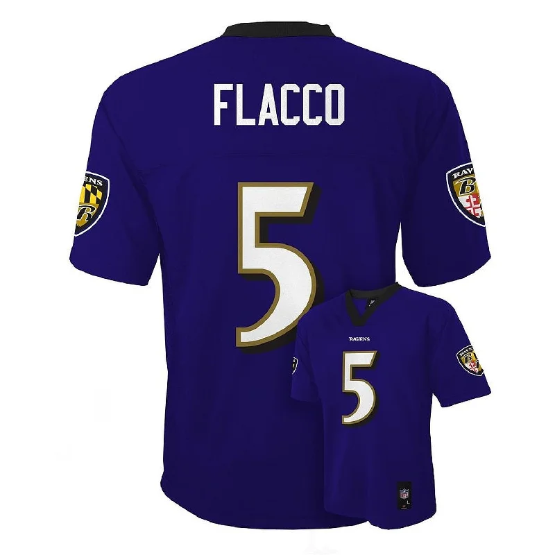 Joe Flacco #5 Baltimore Ravens NFL Youth Mid-Tier Jersey