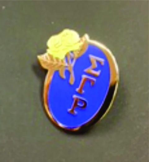 SGRho Flower Lapel Pin