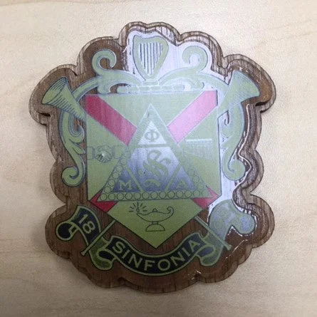 PMA Large Wood Crest