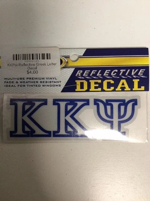 KKPsi Reflective Greek Letter Decal