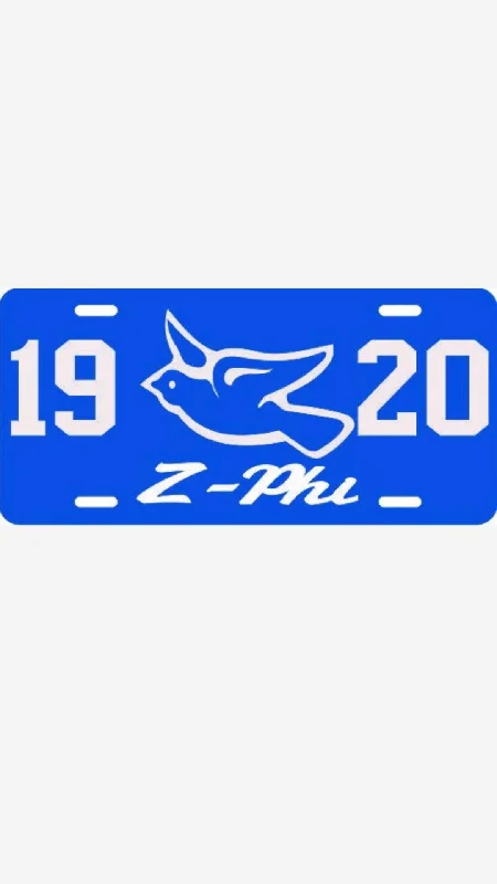 Zeta 1920 Dove Z-Phi Tag Royal/Silver