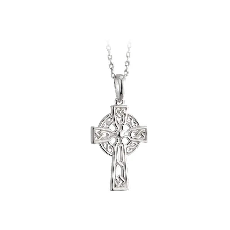 Sterling Silver Filagree Celtic Cross