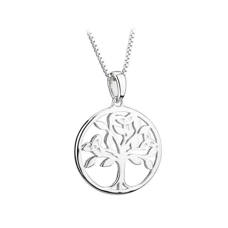 Sterling Silver Tree Of Life Necklace