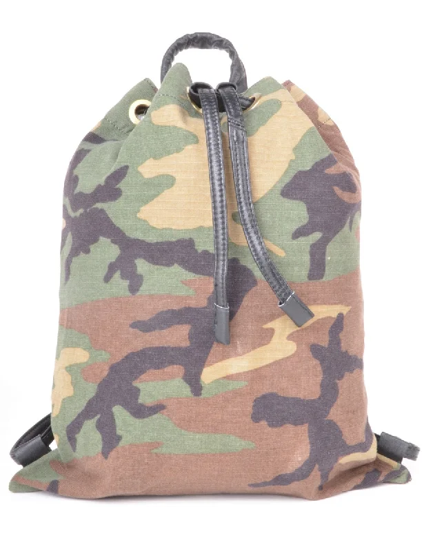 Label Alex Drawstring Backpack