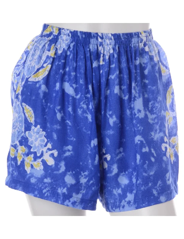 Label Abstract Summer Shorts