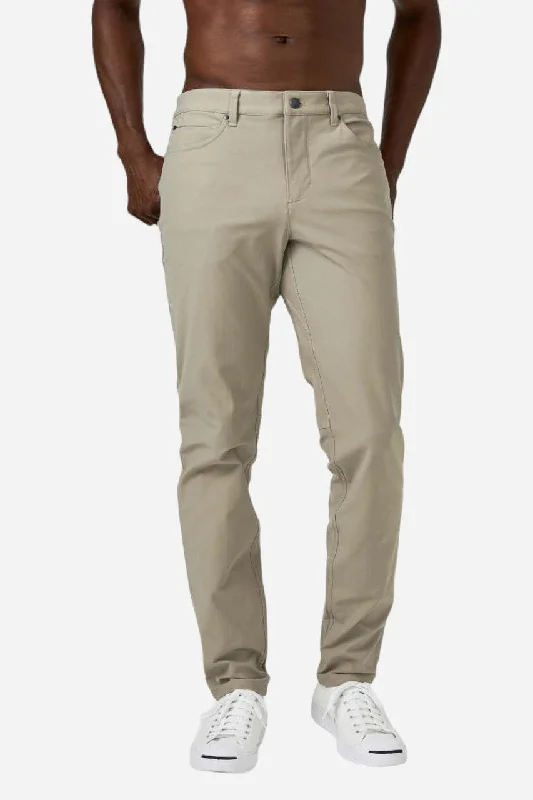 7 Diamonds Infinity 7-Pocket Pants in Taupe